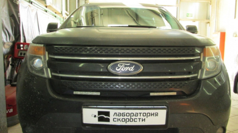 Чип-тюнинг и отключение контроля катализатора Ford Explorer 3.5 AT 294hp 2012 года выпуска