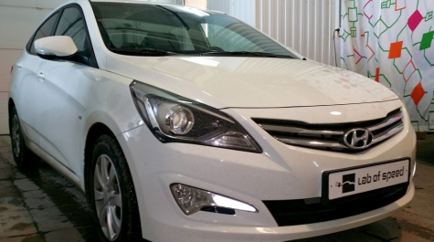 Чип-тюнинг Hyundai Solaris 1.6 123hp