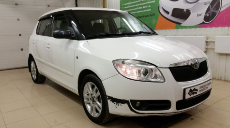 Чип-тюнинг с отключением катализаторов на Skoda Fabia 1.4 86hp MT 2008 года выпуска