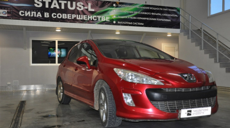 Чип тюнинг и отключение катализаторов на Peugeot 308 1.6 120hp 2008 года выпуска